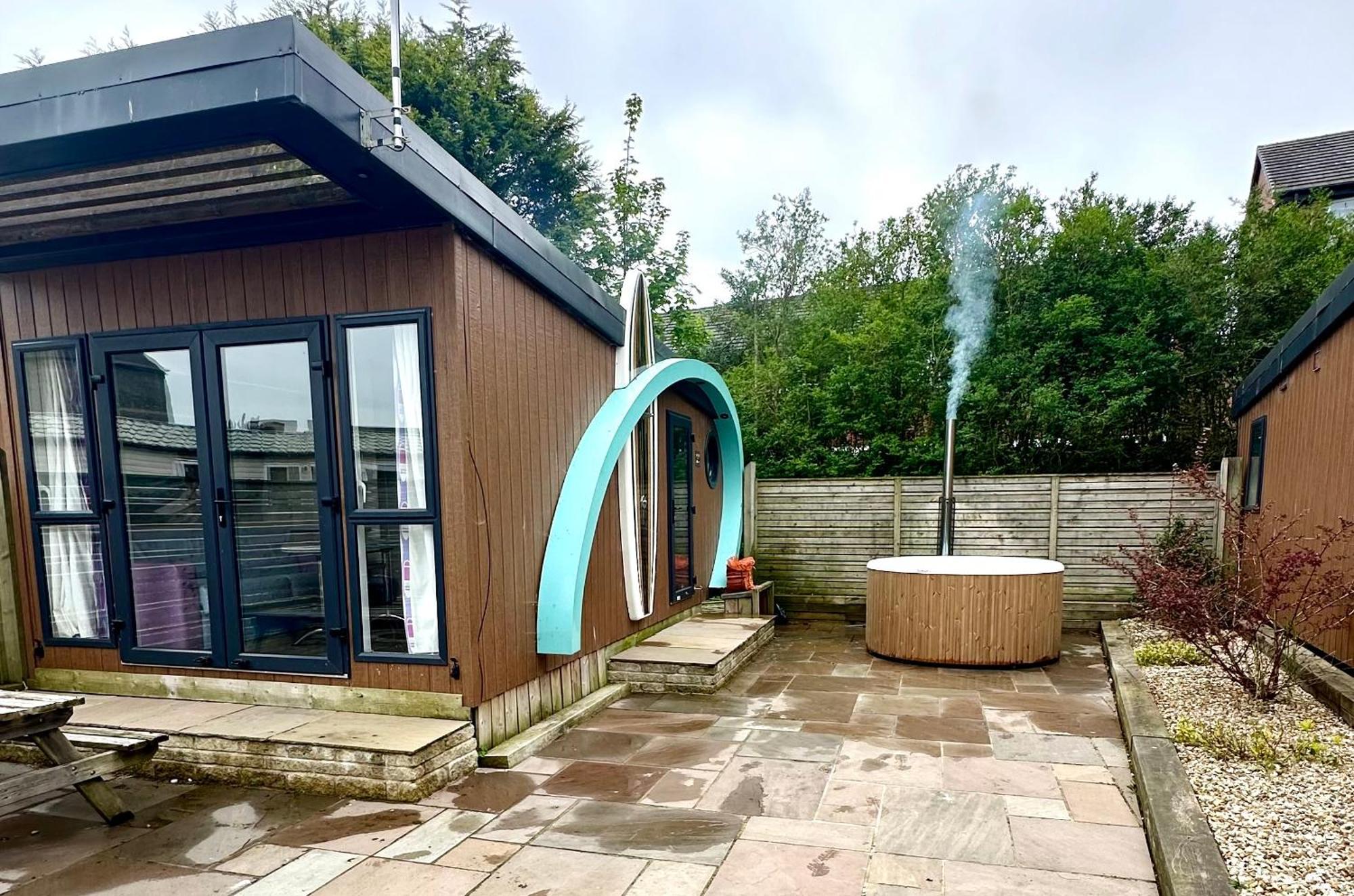 Elletson Park Wood Fired Hot Tubs, Caravans & Pods Pilling Eksteriør billede